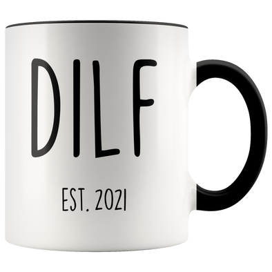 New Dad Gift Est 2023 Mug Expecting Father Pregnancy Announcement To Husband First Fathers Day DILF Coffee Mug Tea Cup