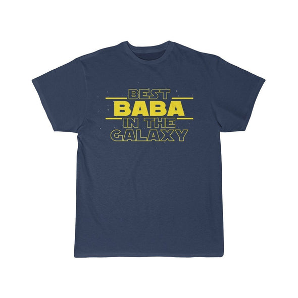 Best Baba In The Galaxy T-Shirt $14.99 | Athletic Navy / S T-Shirt