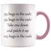 Software Engineer Gift Programer Coffee Mug - Pink - Custom Made Drinkware