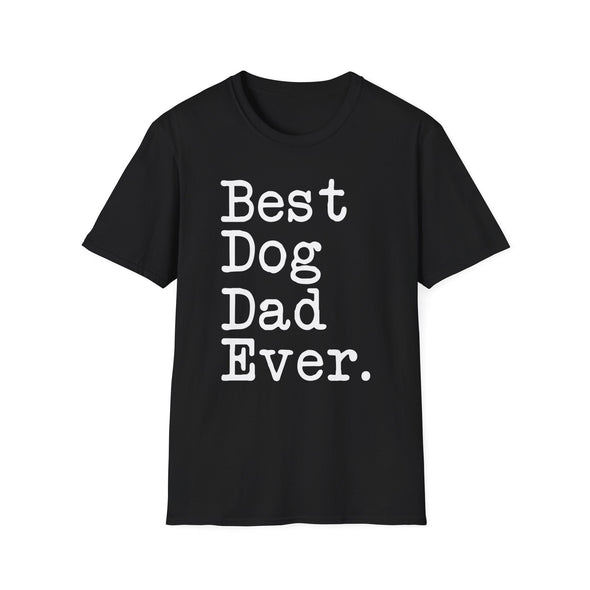 Best Dog Dad Ever T-Shirt Father's Day Gift for Dog Dad Tee Dog Lover Gifts Men Christmas Gift Unisex Shirt