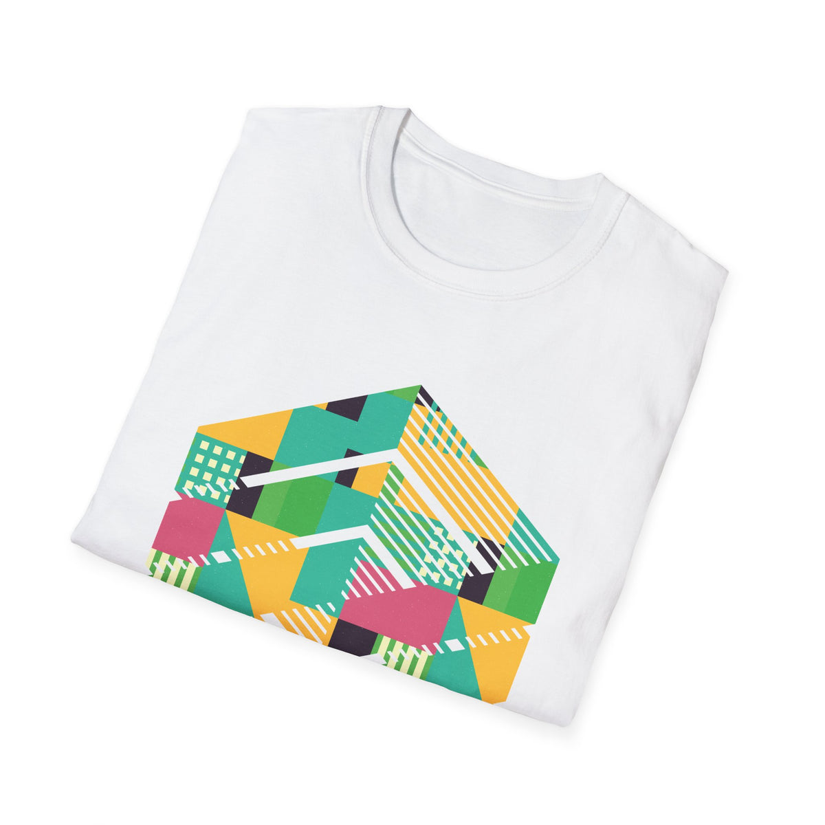 Modern Graphic Tee Geometric Shirt Abstract TShirt Graphic Tees Hipster Tee Geometric T Shirt Geometric Design T-Shirt — photo 8