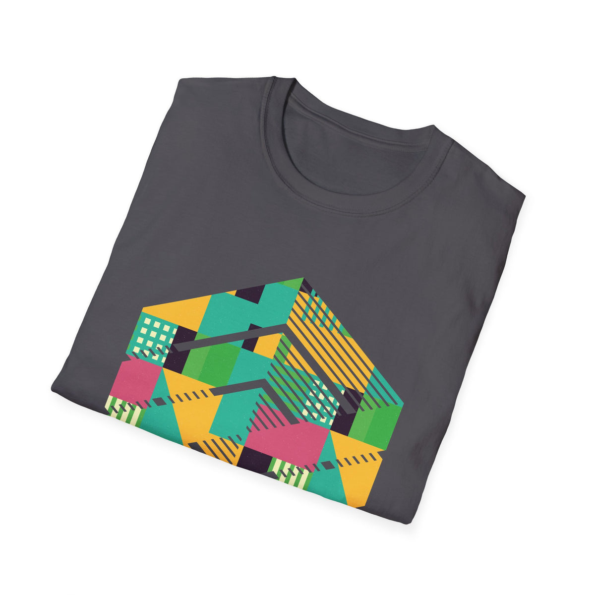 Modern Graphic Tee Geometric Shirt Abstract TShirt Graphic Tees Hipster Tee Geometric T Shirt Geometric Design T-Shirt — photo 10