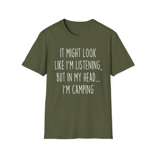 Funny Camping Shirt Best Outdoor Camping T Shirt Gift Idea for Camper Unisex Fit T-Shirt
