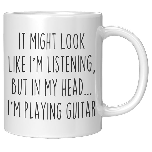 Sarcastic Guitar Coffee Mug | Funny Gift for Guitar Player