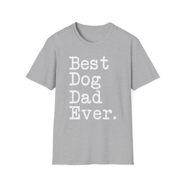 Best Dog Dad Ever T-Shirt Father's Day Gift for Dog Dad Tee Dog Lover Gifts Men Christmas Gift Unisex Shirt