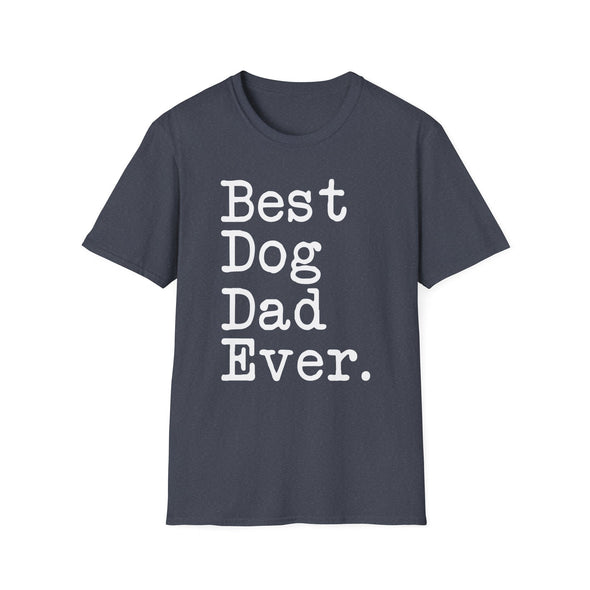 Best Dog Dad Ever T-Shirt Father's Day Gift for Dog Dad Tee Dog Lover Gifts Men Christmas Gift Unisex Shirt