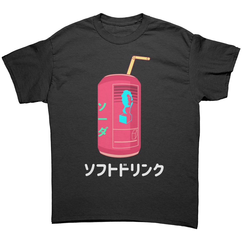 90s Japanese Vaporwave Streetwear Otaku Aesthetic Soda Japan T-Shirt Synthwave Japan Vintage Retro Harajuku Graphic Tees Japanese Streetwear