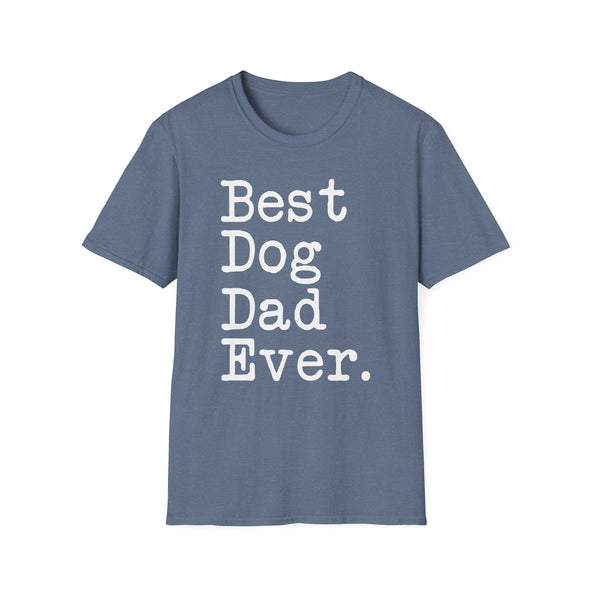 Best Dog Dad Ever T-Shirt Father's Day Gift for Dog Dad Tee Dog Lover Gifts Men Christmas Gift Unisex Shirt