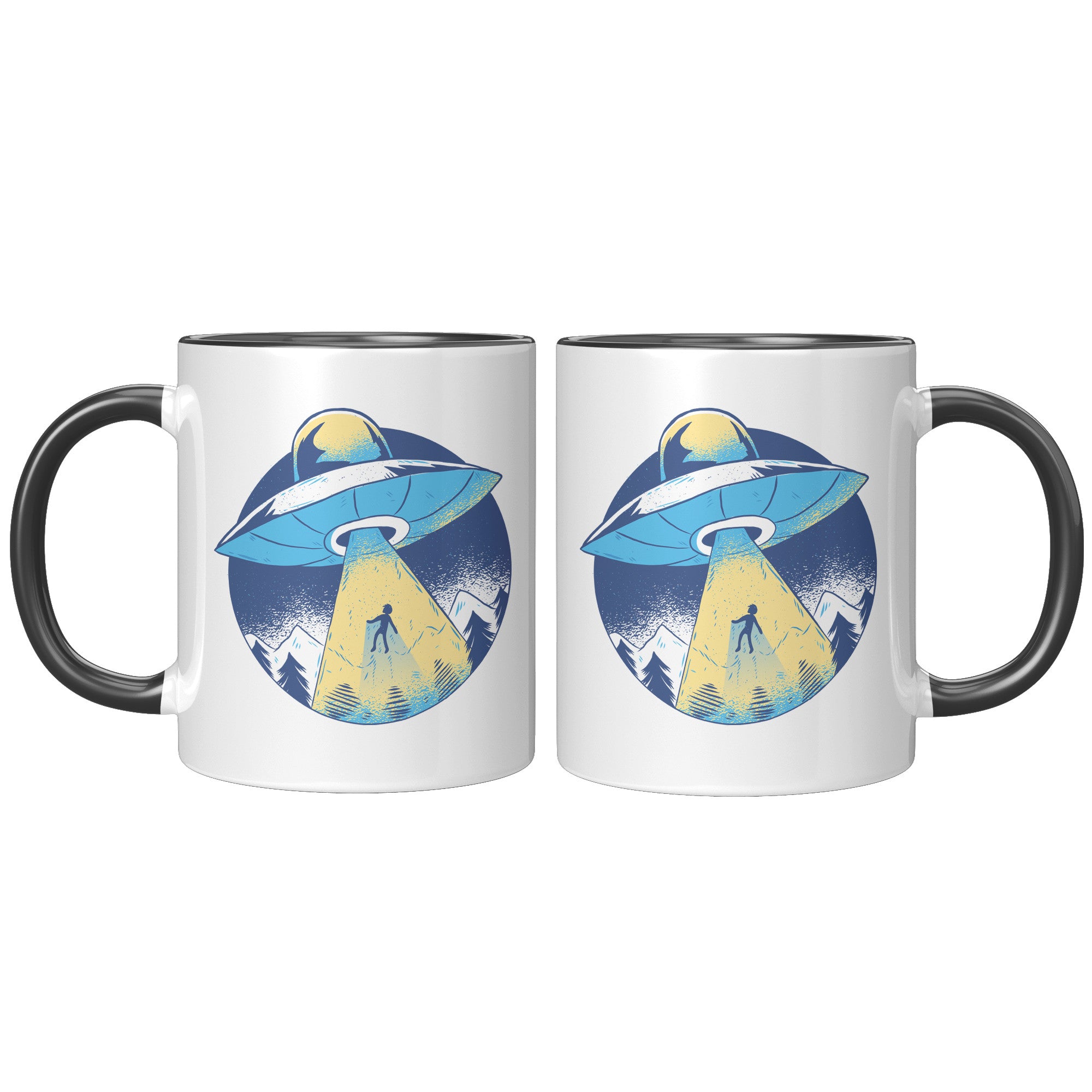 Alien Abduction Coffee Mug White / One Size