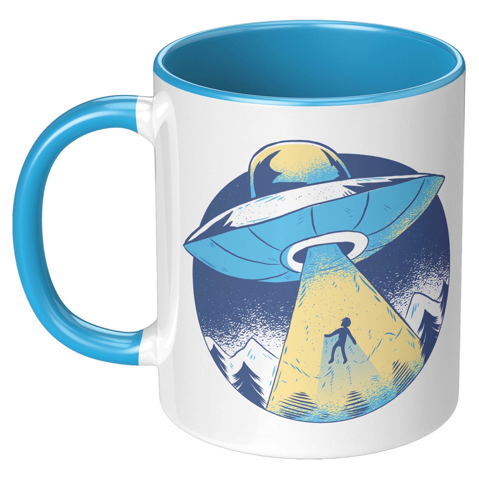 ALIEN COFFEE MUG - UFO ALIEN ABDUCTION MUG new – BackyardPeaks