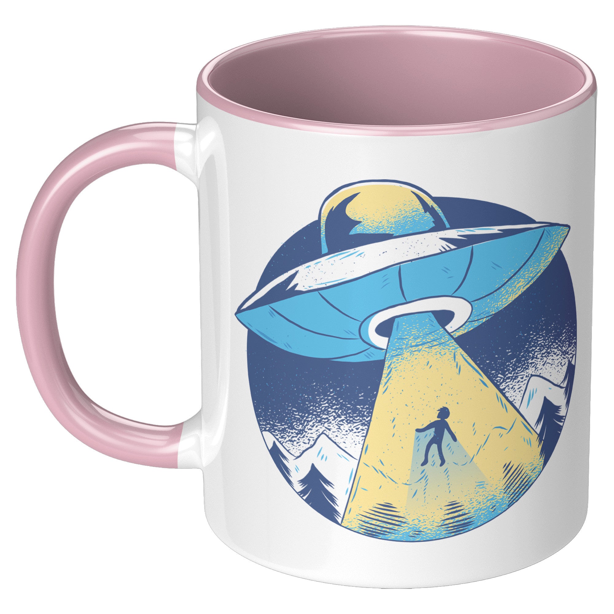 Alien Abduction Coffee Mug White / One Size
