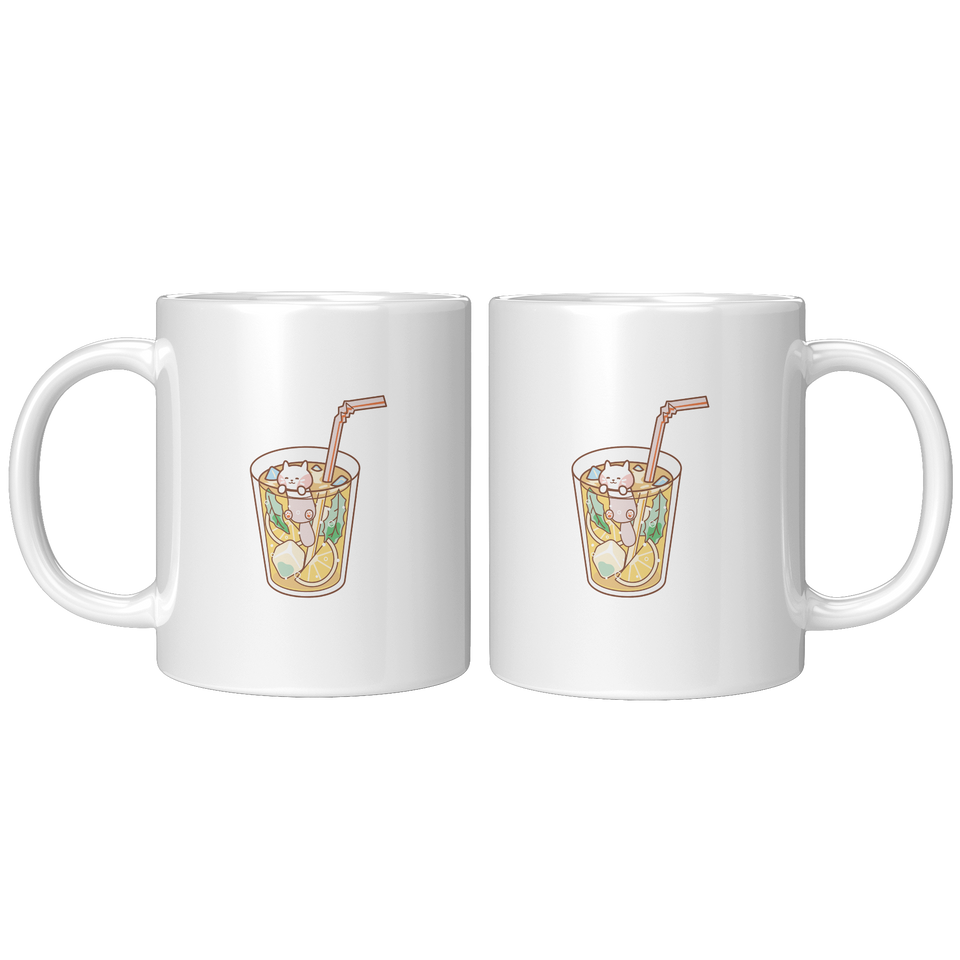Cat Coffee Mug, Funny Cat Lover Gift for Cat Mom and Cat Dad