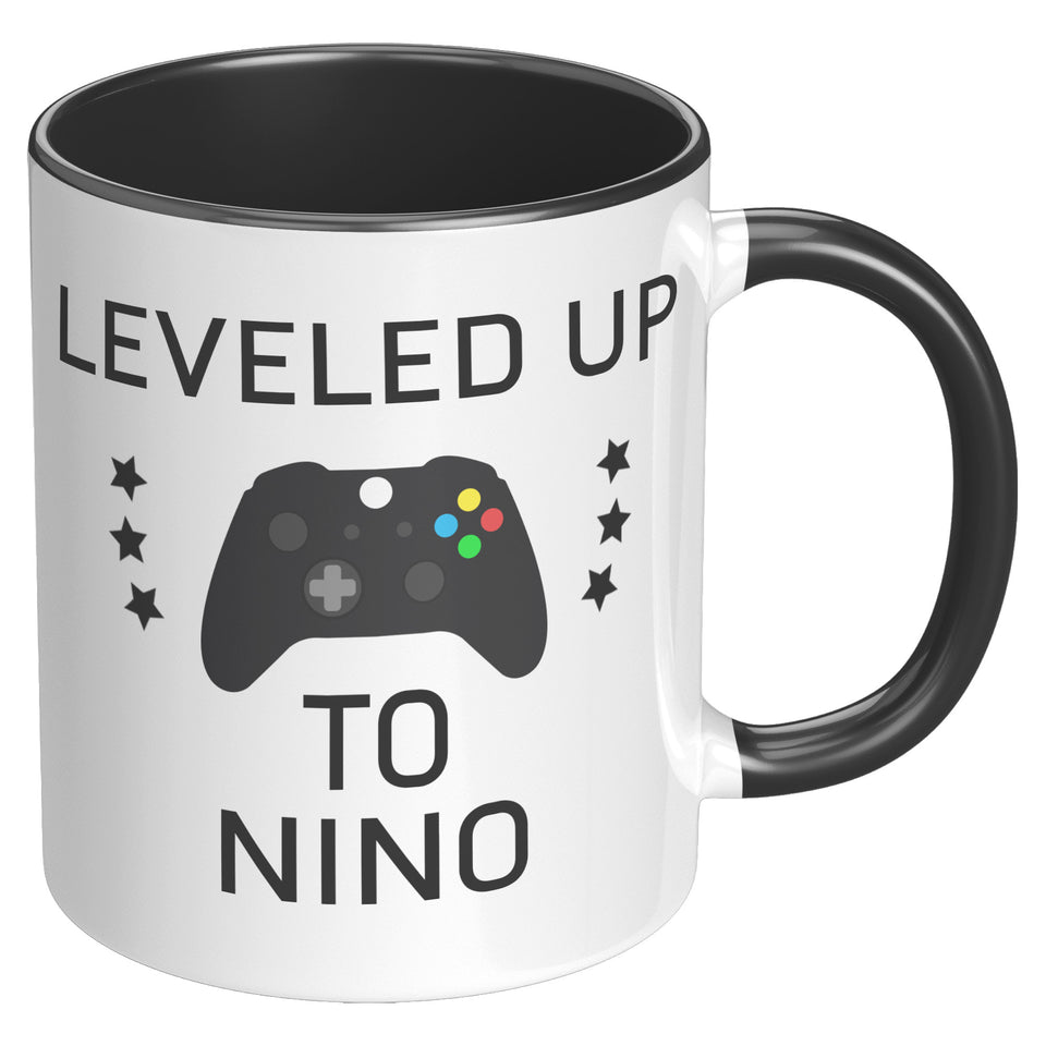 Gift for New Nino Leveled Up To Nino Coffee Mug