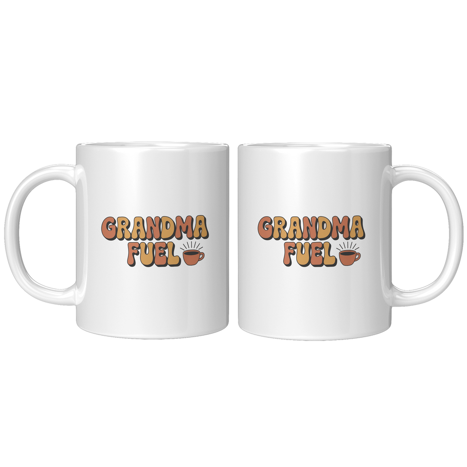 Grandma Coffee Mug, Grandma Fuel, Funny Gift for Grandma, Birthday Gift