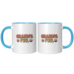Load image into Gallery viewer, Grandpa Coffee Mug, Grandpa Fuel, Funny Gift for Grandpa, Birthday Gift