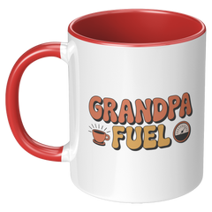 Load image into Gallery viewer, Grandpa Coffee Mug, Grandpa Fuel, Funny Gift for Grandpa, Birthday Gift