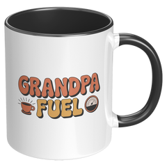 Load image into Gallery viewer, Grandpa Coffee Mug, Grandpa Fuel, Funny Gift for Grandpa, Birthday Gift