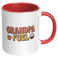 Load image into Gallery viewer, Grandpa Coffee Mug, Grandpa Fuel, Funny Gift for Grandpa, Birthday Gift