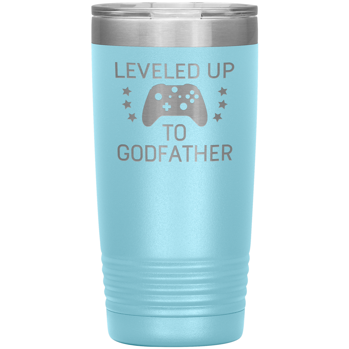 Leveled_Up_To_Godfather_20oz_Stainless-S_20oz_Tumbler_LtBlue_Mockup.png_3785249
