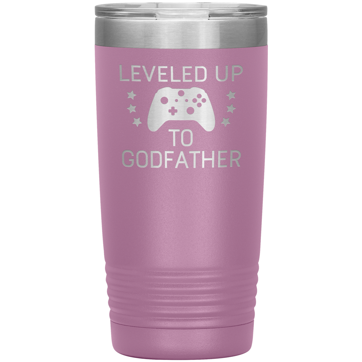 Leveled_Up_To_Godfather_20oz_Stainless-S_20oz_Tumbler_LtPurple_Mockup.png_3785252