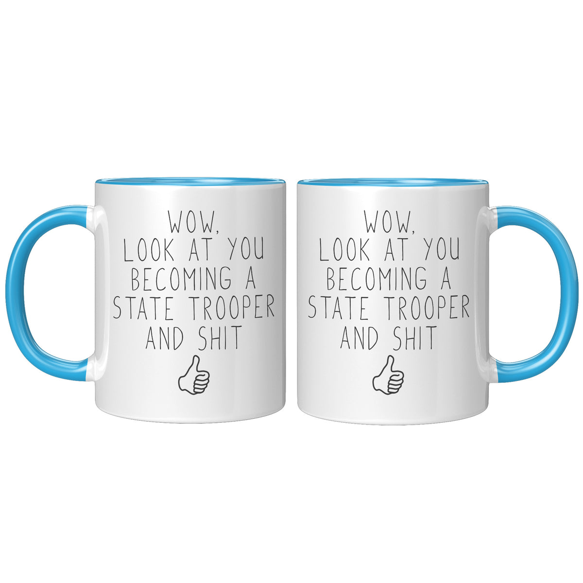 State Trooper Graduation Gift, Future State Trooper, State Trooper Graduate, New State Trooper, Funny Academy Graduation Party Gift Idea Mug — photo 5