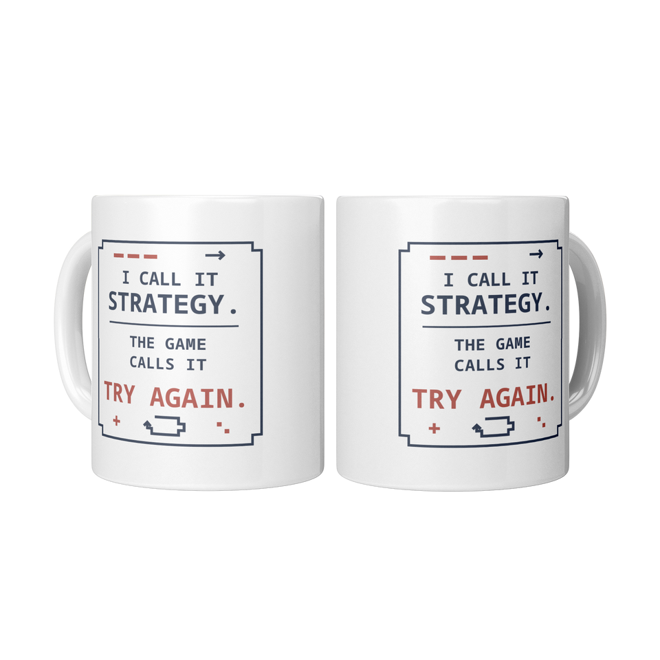 Try Again Strategy Gaming Mug