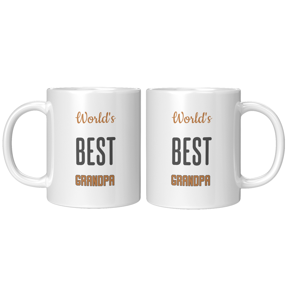 World's Best Grandpa Coffee Mug, Funny Grandpa Gift, Grandpa Birthday Gift, Gift for Grandpa, Grandpa Christmas Gift, Grandpa Cup, Gift Idea
