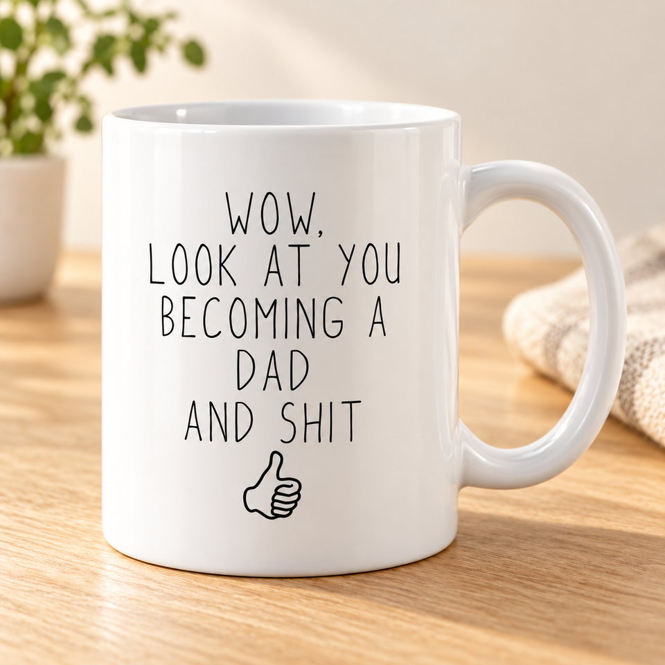 Funny First Father’s Day Coffee Mug