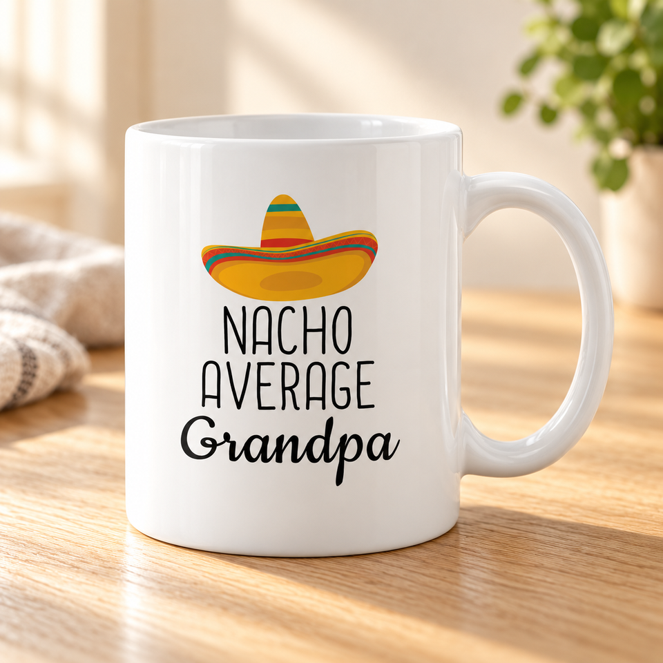 Nacho Average Grandpa Coffee Mug - 11 oz