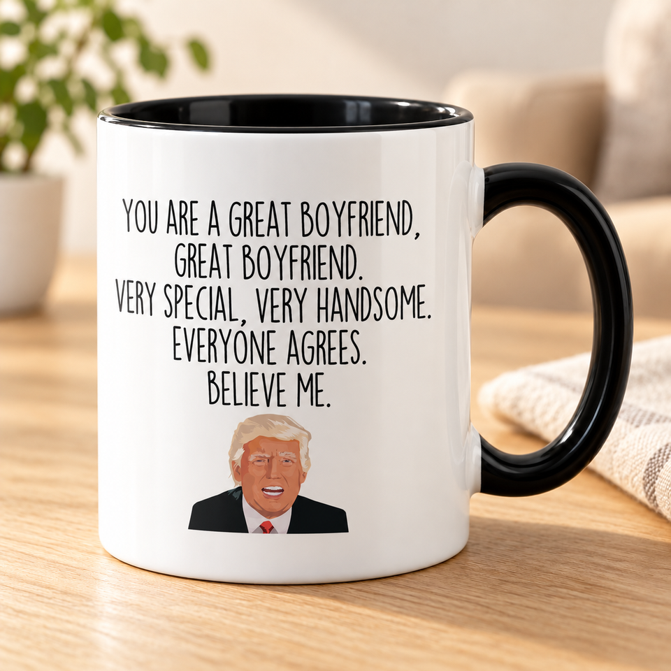 Personalized Trump Parody Mug for Boyfriend
