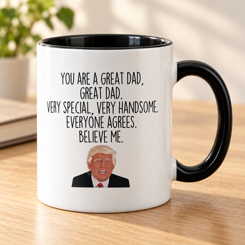 Personalized Trump Parody Mug for Dad