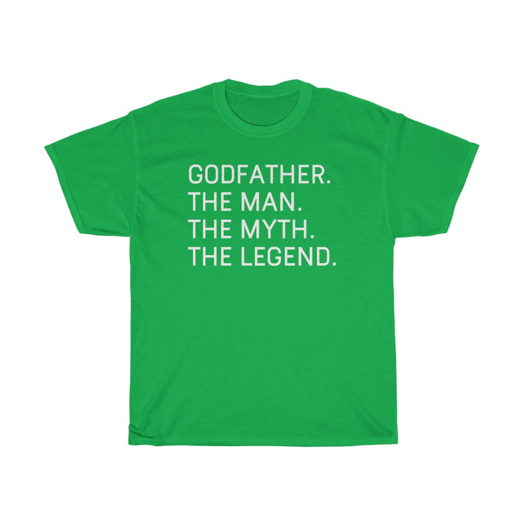 Best Godfather Gifts "Godfather The Man The Myth The Legend" T-Shirt Funny Gift Idea for Godfather Mens Tee — photo 7