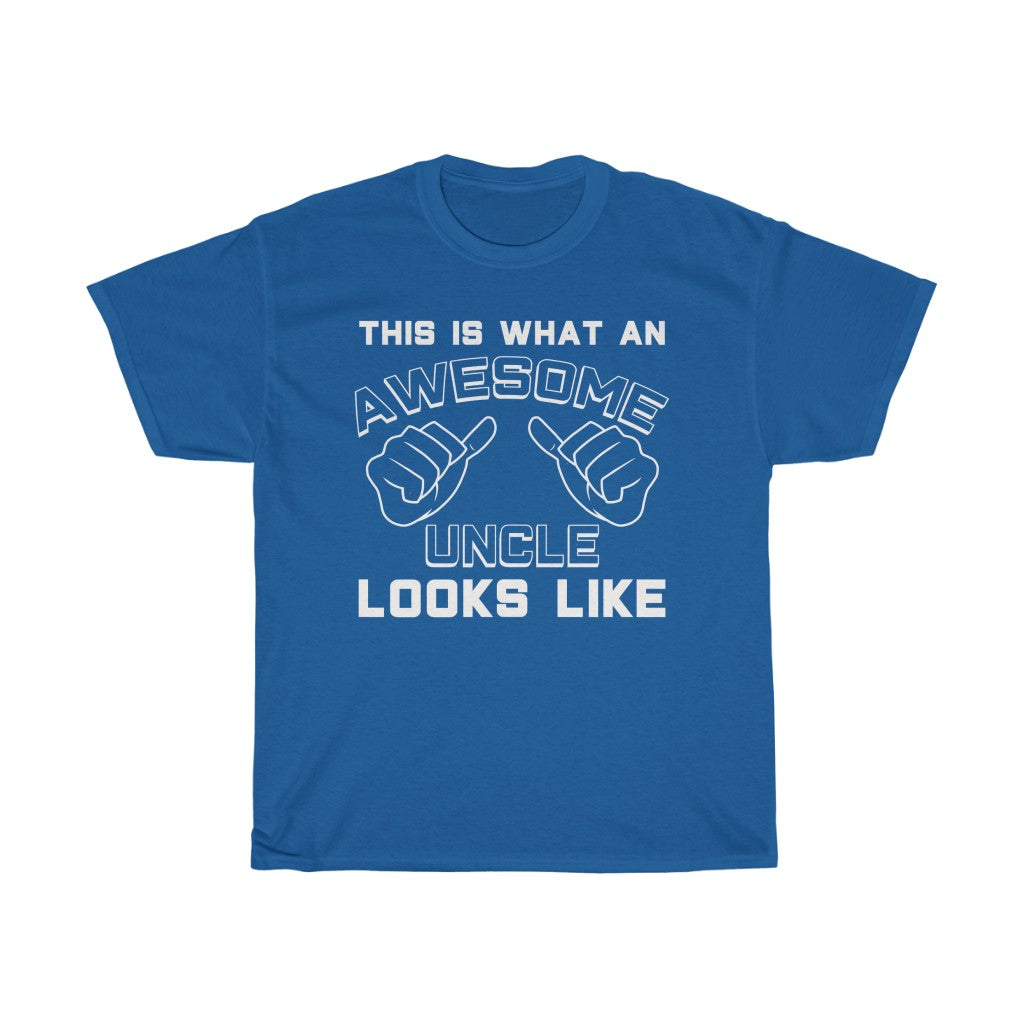 Best Uncle Gifts: "This Is What An Awesome Uncle Looks Like" Birthday Mens T-Shirt — photo 9
