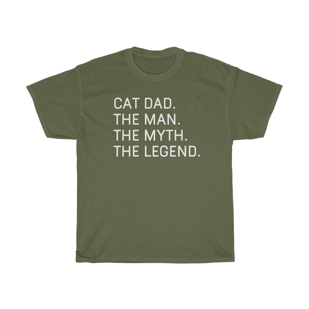 Best Cat Lover Gifts "Cat Dad The Man The Myth The Legend" T-Shirt Funny Gift Idea for Cat Owner Mens Tee — photo 5