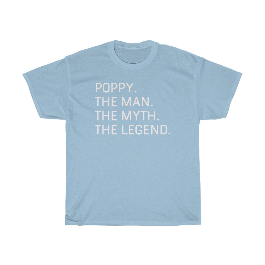 Best Poppy Gifts "Poppy The Man The Myth The Legend" T-Shirt Funny Gift Idea for Poppy Grandpa Mens Tee — photo 8