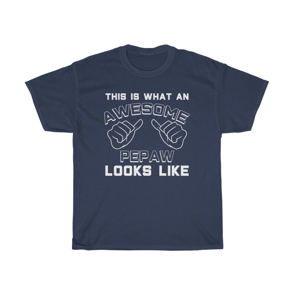 This Is What An Awesome Pepaw Looks Like T-Shirt Best Pepaw Gifts — photo 1