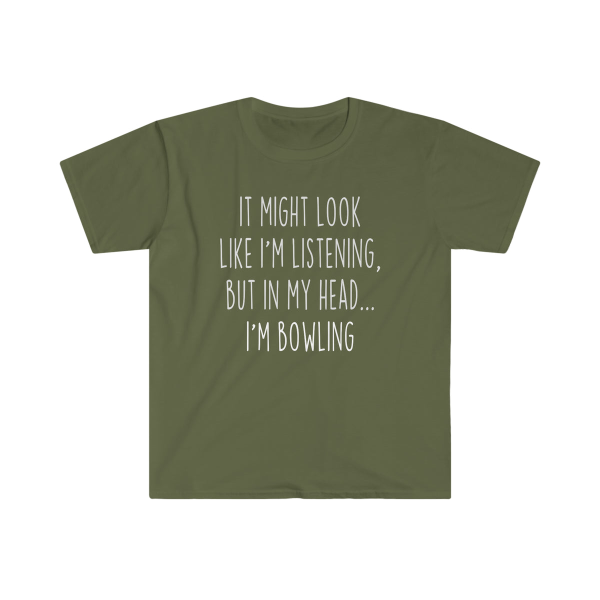 Funny Bowling Shirt Best Bowling T Shirt Gift Idea for Bowler Unisex Fit T-Shirt — photo 3