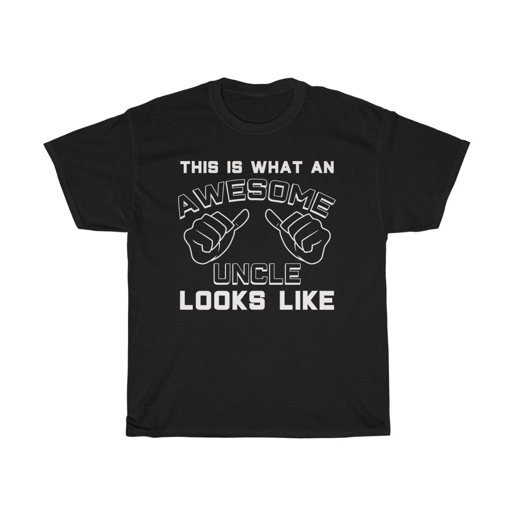 Best Uncle Gifts: "This Is What An Awesome Uncle Looks Like" Birthday Mens T-Shirt — photo 2