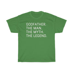 Load image into Gallery viewer, Best Godfather Gifts &amp;quot;Godfather The Man The Myth The Legend&amp;quot; T-Shirt Funny Gift Idea for Godfather Mens Tee