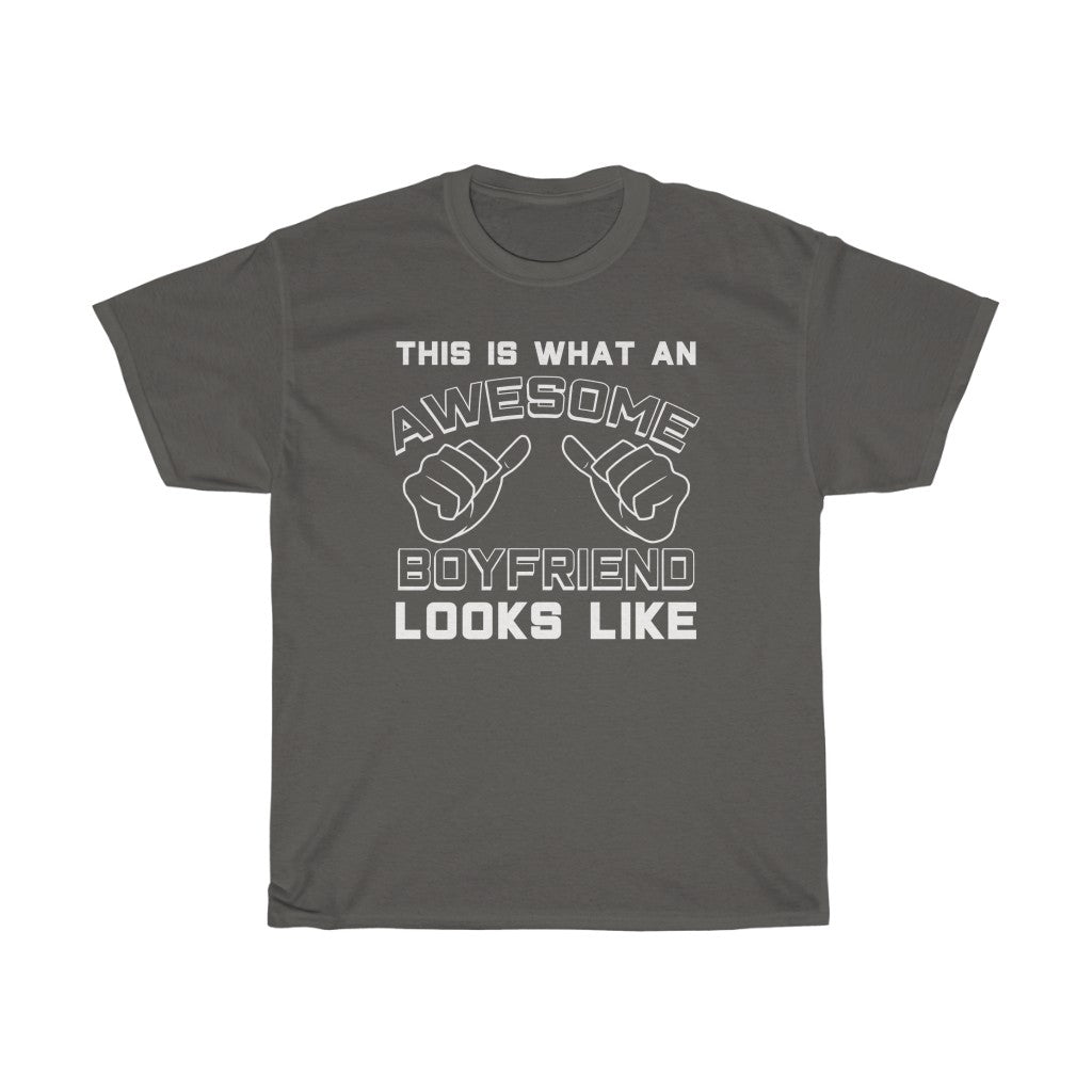 Best Boyfriend Gifts: "This Is What An Awesome Boyfriend Looks Like" Anniversary Valentine's Day Mens T-Shirt — photo 4