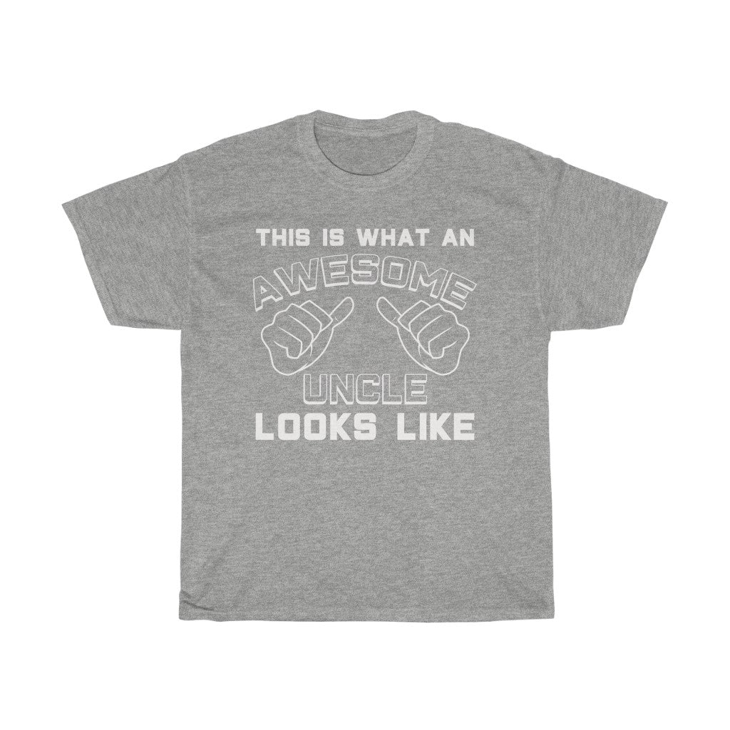 Best Uncle Gifts: "This Is What An Awesome Uncle Looks Like" Birthday Mens T-Shirt — photo 3