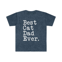 Load image into Gallery viewer, Gifts for Cat Lovers Best Cat Dad Ever T-Shirt Father&amp;#39;s Day Gift for Cat Dad Tee Pet Owner Cat Rescue Gift Unisex Shirt