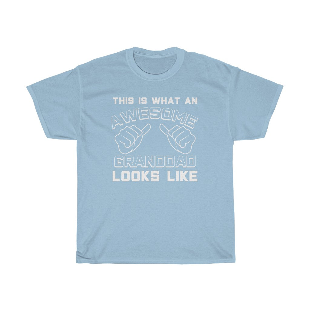 Best Granddad Gifts: "This Is What An Awesome Granddad Looks Like" Grandpa Father's Day Mens T-Shirt — photo 8