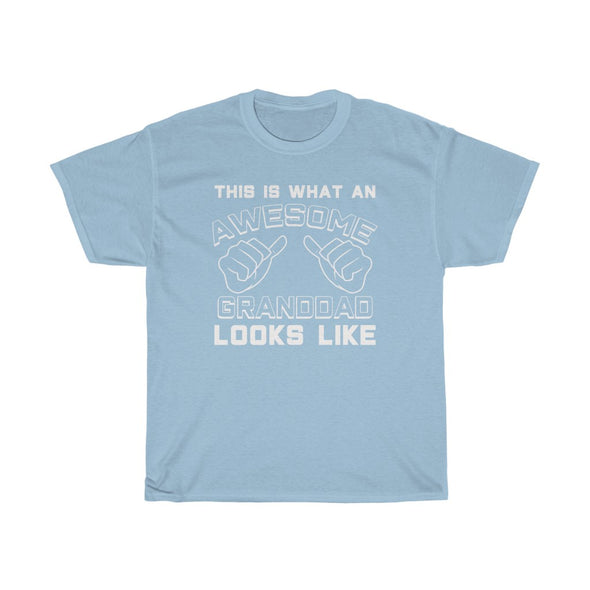 Best Granddad Gifts: "This Is What An Awesome Granddad Looks Like" Grandpa Father's Day Mens T-Shirt