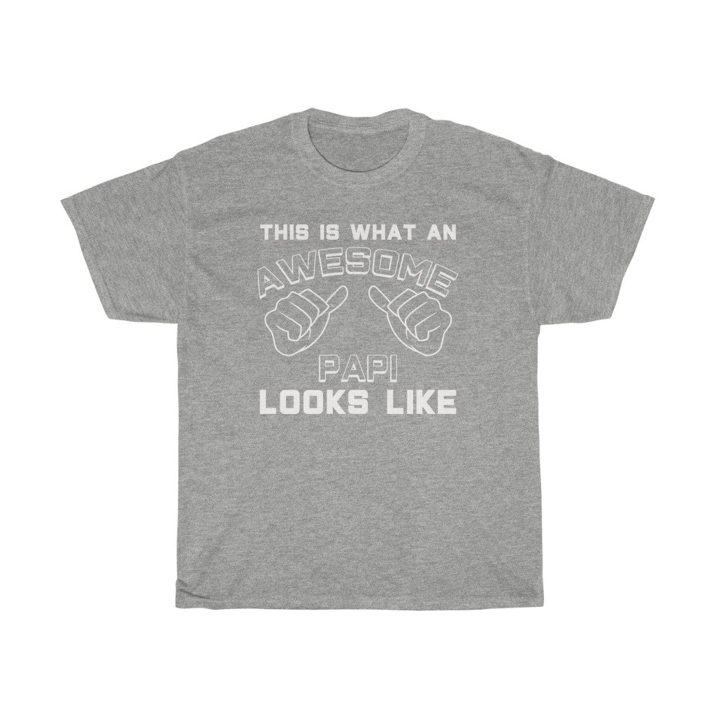 Best Papi Gifts: "This Is What An Awesome Papi Looks Like" Father's Day Mens T-Shirt — photo 2