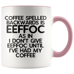 Load image into Gallery viewer, Eeffoc is Coffee Spelled Backwards Funny Coffee Mug Gift For Women, Boss, Friend, Employee, or Spouse