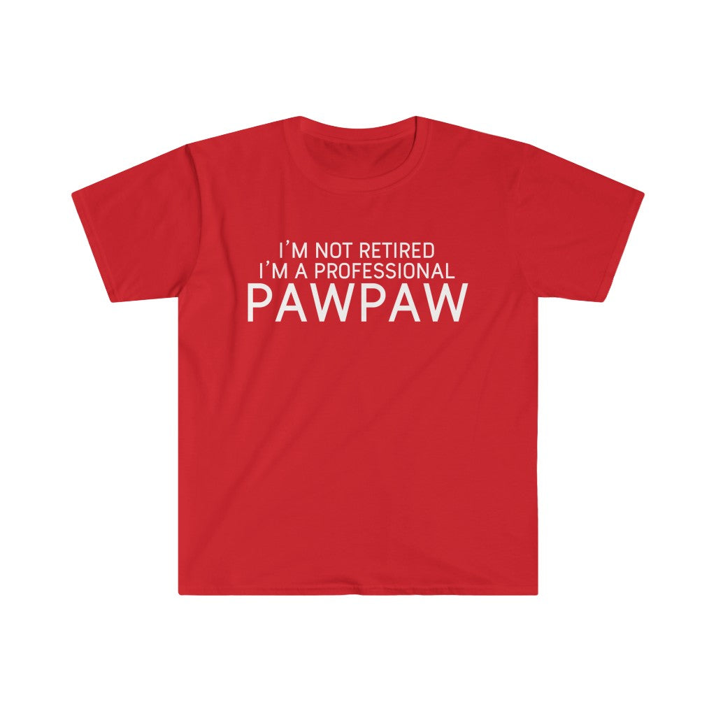 Pawpaw Gift Funny Pawpaw Shirt Gift for Pawpaw I'm Not Retired I'm A Professional Pawpaw T-Shirt — photo 9