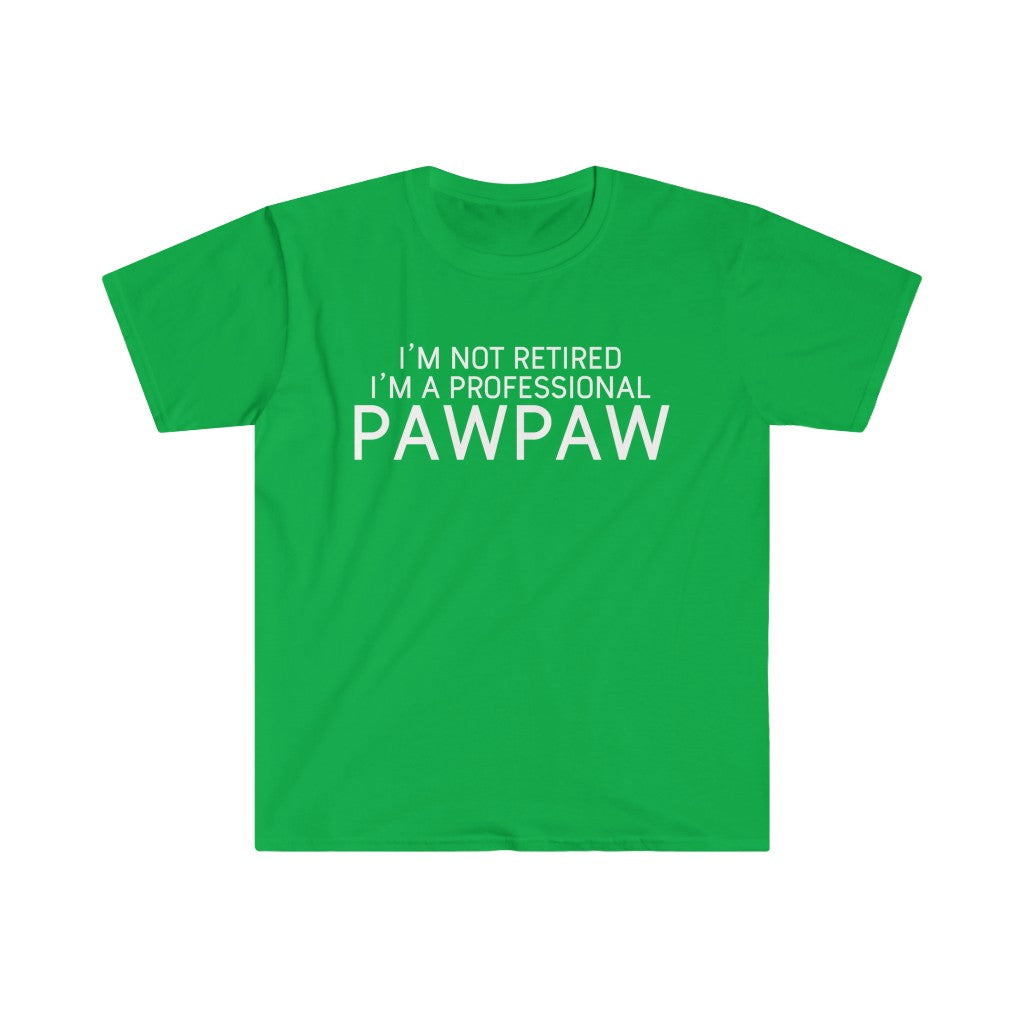 Pawpaw Gift Funny Pawpaw Shirt Gift for Pawpaw I'm Not Retired I'm A Professional Pawpaw T-Shirt — photo 4