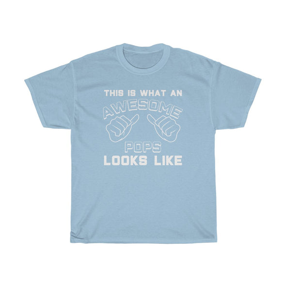 Best Pops Gifts: "This Is What An Awesome Pops Looks Like" Father's Day Mens T-Shirt