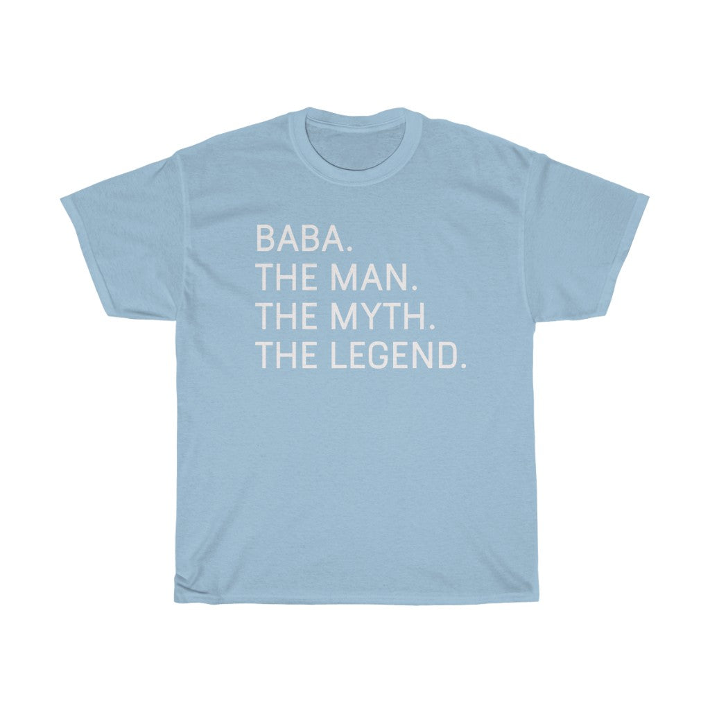 Best Baba Gifts "Baba The Man The Myth The Legend" T-Shirt Funny Gift Idea for Baba Grandpa Mens Tee — photo 7